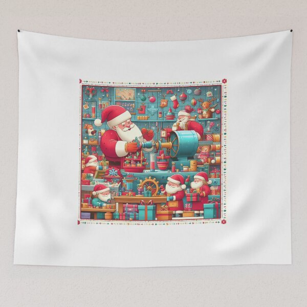 Item preview, Father Christmas and the toy factory  designed and sold by fatbanana.
