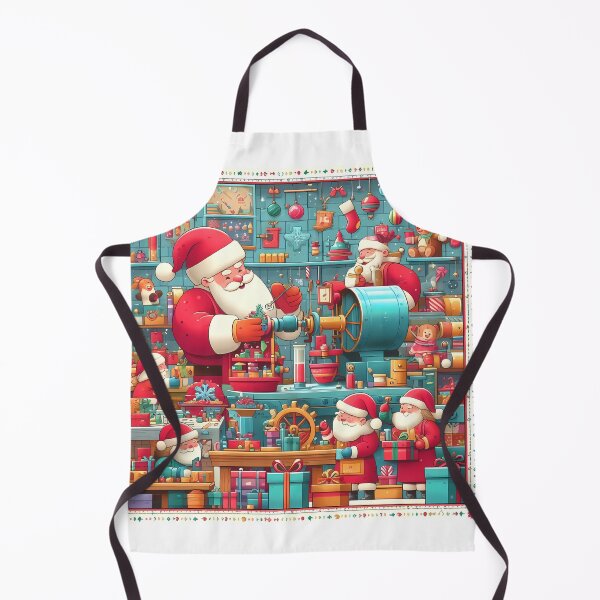 Item preview, Father Christmas and the toy factory designed and sold by fatbanana.