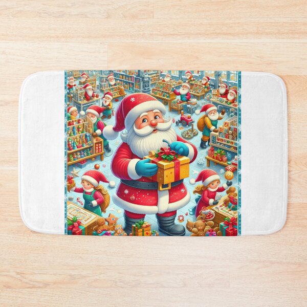 Item preview, Father Christmas and the toy factory  designed and sold by fatbanana.