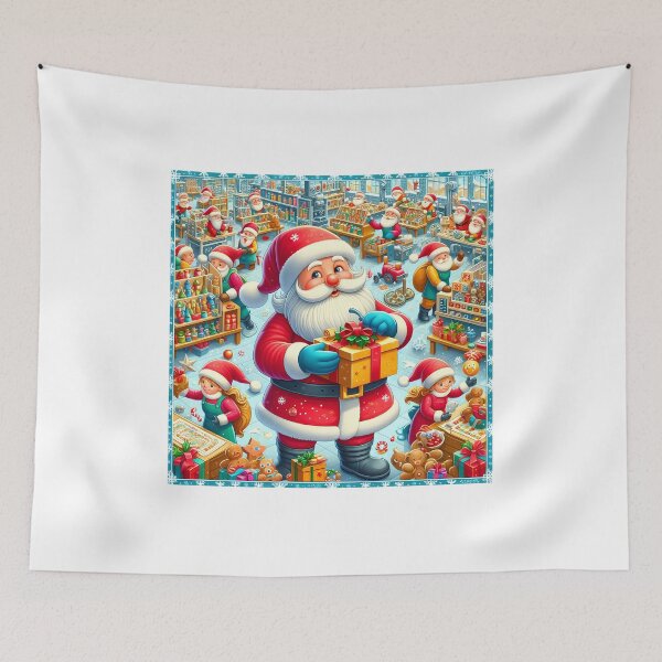 Item preview, Father Christmas and the toy factory  designed and sold by fatbanana.