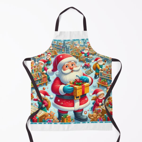 Item preview, Father Christmas and the toy factory designed and sold by fatbanana.