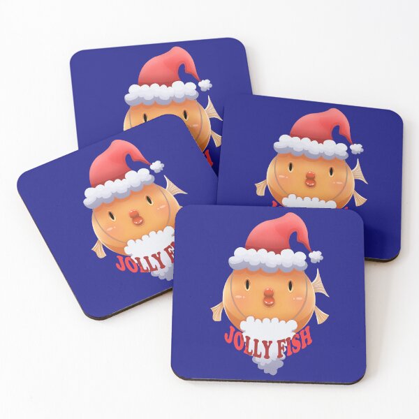 Item preview, Jolly Fish Christmas pun designed and sold by Angele Gougeon.