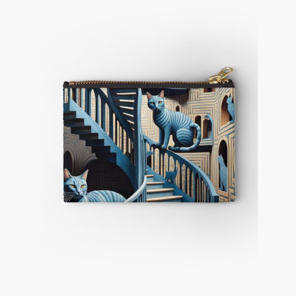 Item preview, Escher's Optical Illusion and Endless Walls and Stairs with Cats Impossible Construction designed and sold by Butler in the Home.
