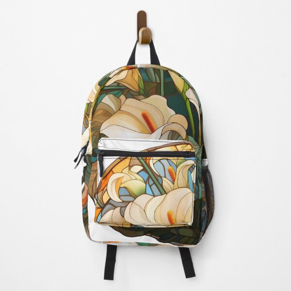 Item preview, Stained Glass Sunset Calla Lilies designed and sold by Matt's Artificial Nature.