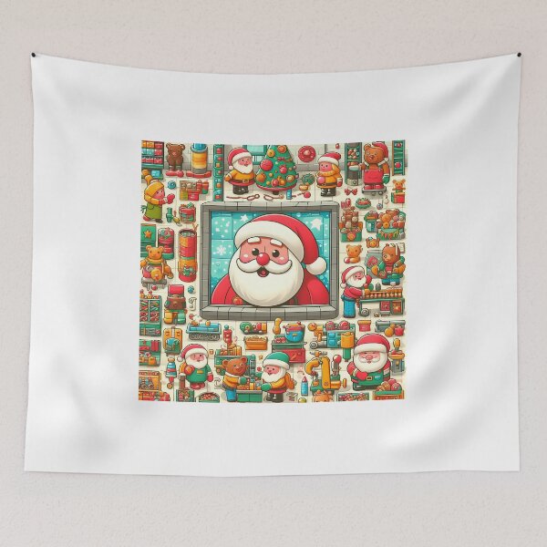 Item preview, Father Christmas and the toy factory 2 designed and sold by fatbanana.