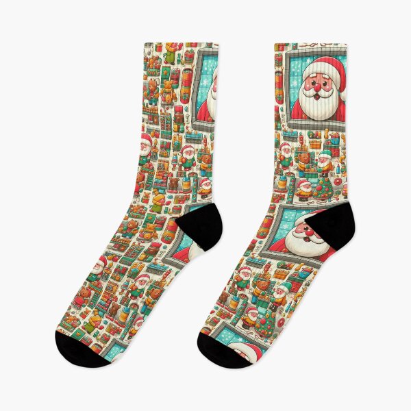 Item preview, Father Christmas and the toy factory 2 designed and sold by fatbanana.