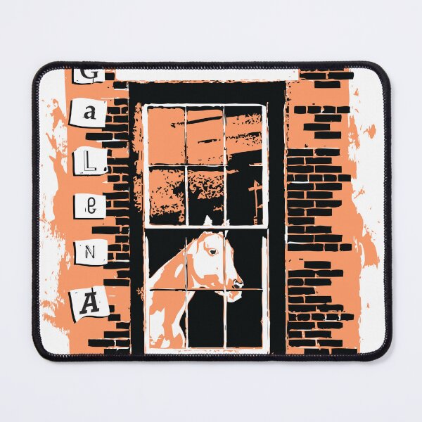 Item preview, galena illinois window horse designed and sold by LeapDaze.