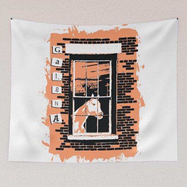 Item preview, galena illinois window horse designed and sold by LeapDaze.