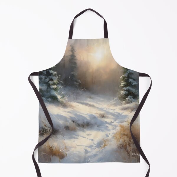 Item preview, Painting winter landscape in the forest designed and sold by Didier Junk.