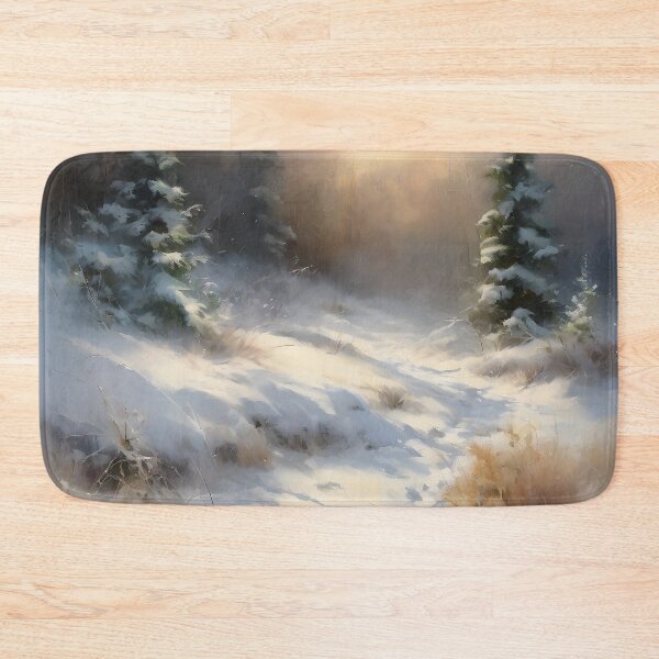 Item preview, Painting winter landscape in the forest designed and sold by Didier Junk.