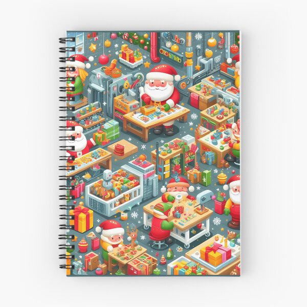 Item preview, Father Christmas and the toy factory 3 designed and sold by fatbanana.