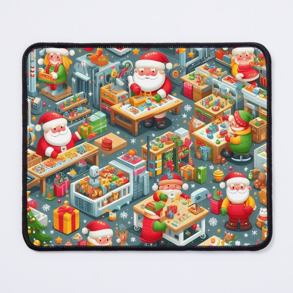 Item preview, Father Christmas and the toy factory 3 designed and sold by fatbanana.