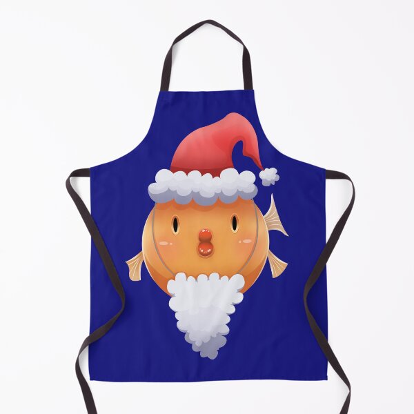 Item preview, Cute Santa goldfish designed and sold by Angele Gougeon.