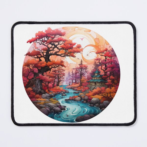 Item preview, Autumn oriental fantasy design designed and sold by EcoCamper.