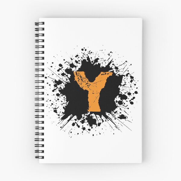 Item preview, Monogram Y Grunge Black Grunge Splatter designed and sold by simplymonogram.