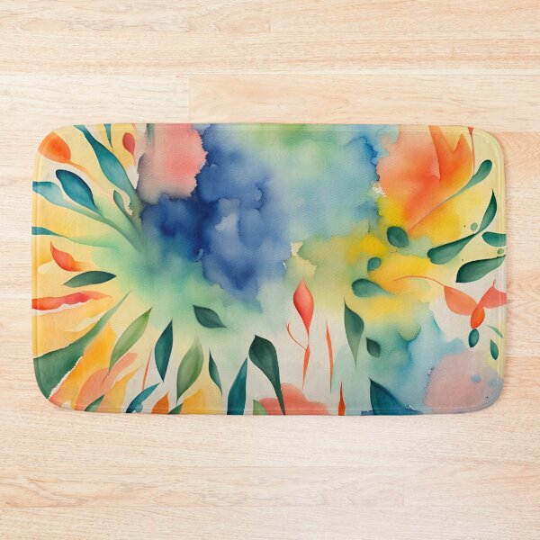 Item preview, Colorful Rainbow Watercolor Abstract Painting designed and sold by dreamscrape.