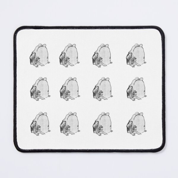 Item preview, Ito Jakuchus Dozen Haiku black and white sad frog Cutouts designed and sold by EmeraldeaArt.