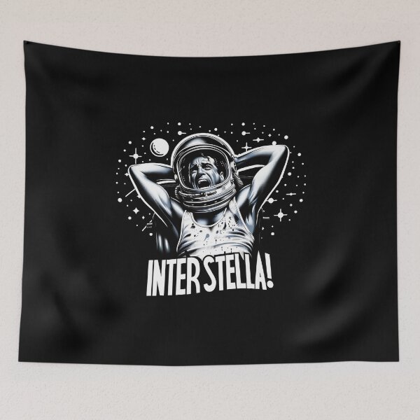 Item preview, Funny movie parody - Interstella! - A Shirt Named Desire designed and sold by goldentusk.