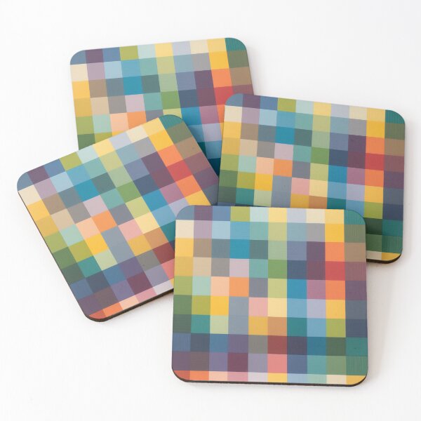 Item preview, A Beautiful Rainbow Checkered Checkerboard Pattern designed and sold by Butler in the Home.