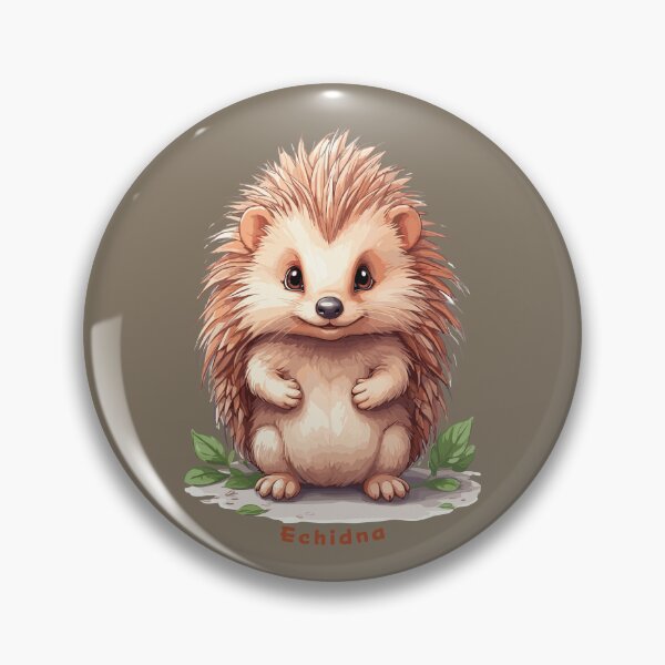 Item preview, Sweet Kawaii Echidna, a Spiky Ball of Cuteness designed and sold by MvuuStudio.
