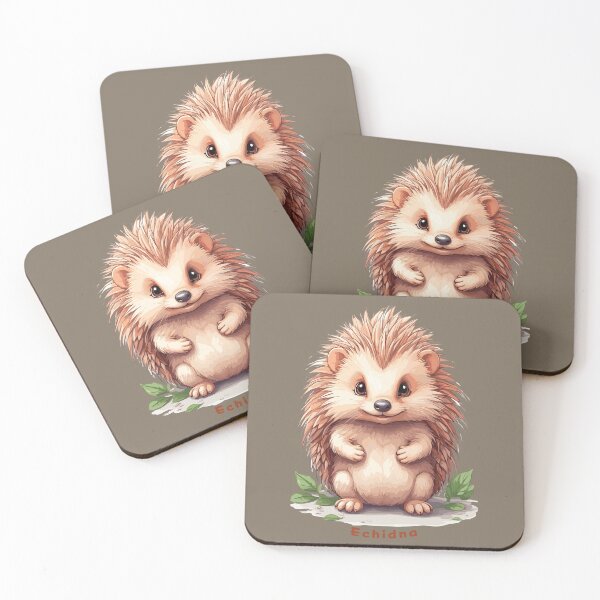 Item preview, Sweet Kawaii Echidna, a Spiky Ball of Cuteness designed and sold by MvuuStudio.