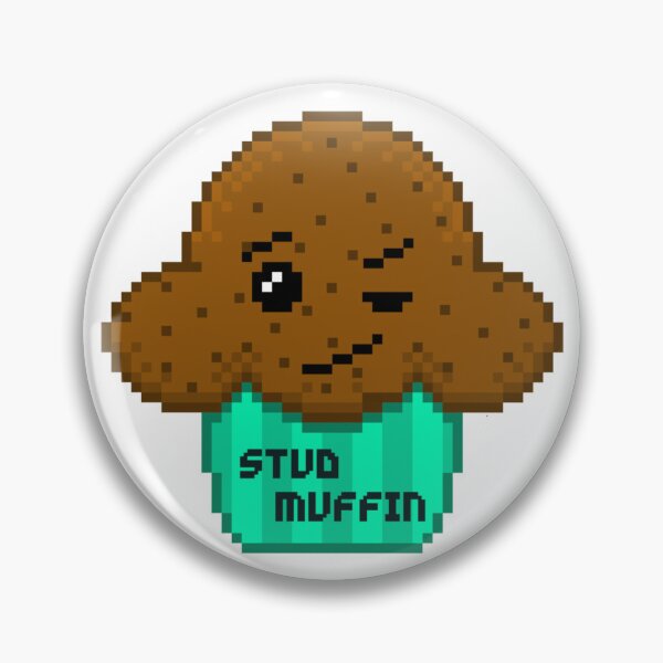 Item preview, Stud Chocolate Chip Muffin designed and sold by Pixelsbyflower.