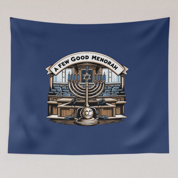 Item preview, Funny Hanukkah - A Few Good Menorah designed and sold by goldentusk.