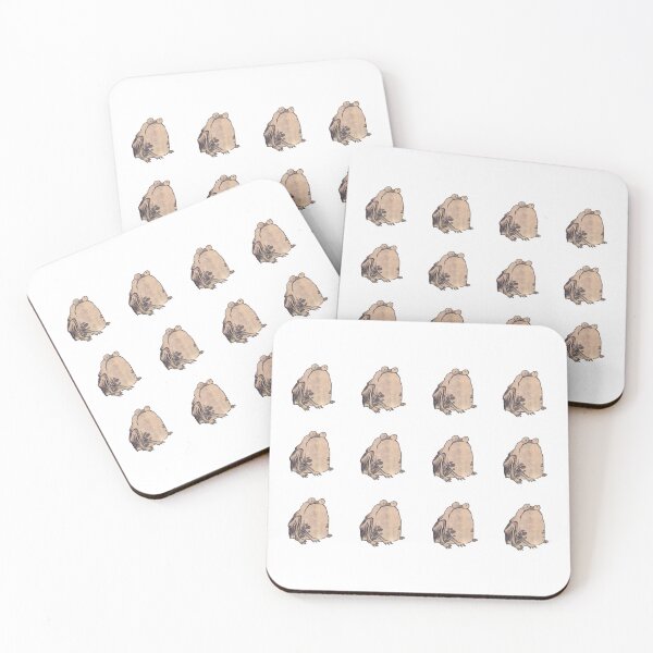 Item preview, Ito Jakuchus Dozen vintage sad frog Cutouts designed and sold by EmeraldeaArt.