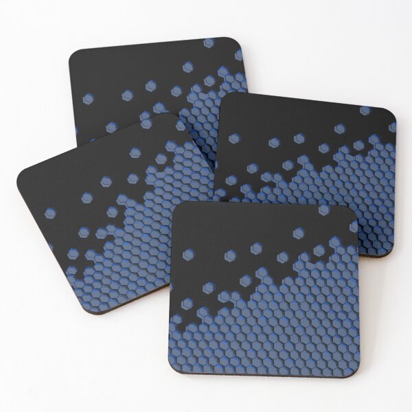 Item preview, The Unruly 3D Hexagons Pattern designed and sold by ArtAndBliss.