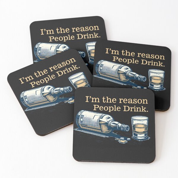 Item preview, I'm the Reason People Drink Humor designed and sold by organicgal.