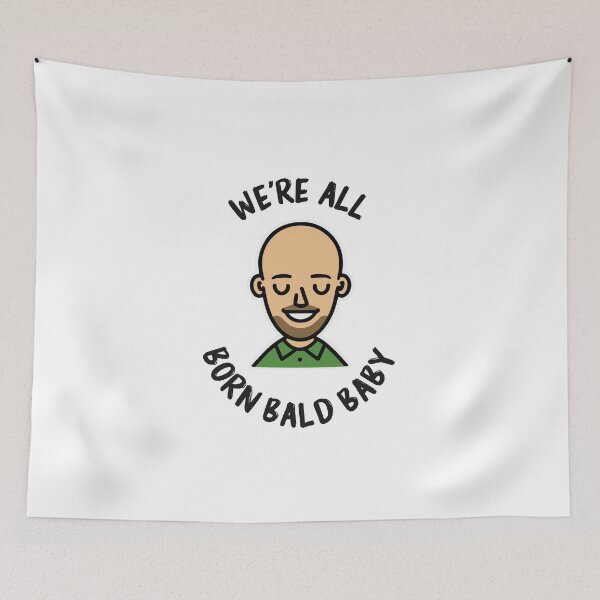 Item preview, Baldness x baldness designed and sold by The  Knick Knack Nook.