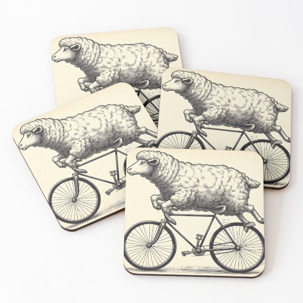 Item preview, Sheep on a Bike designed and sold by Kenneth Labuskes.