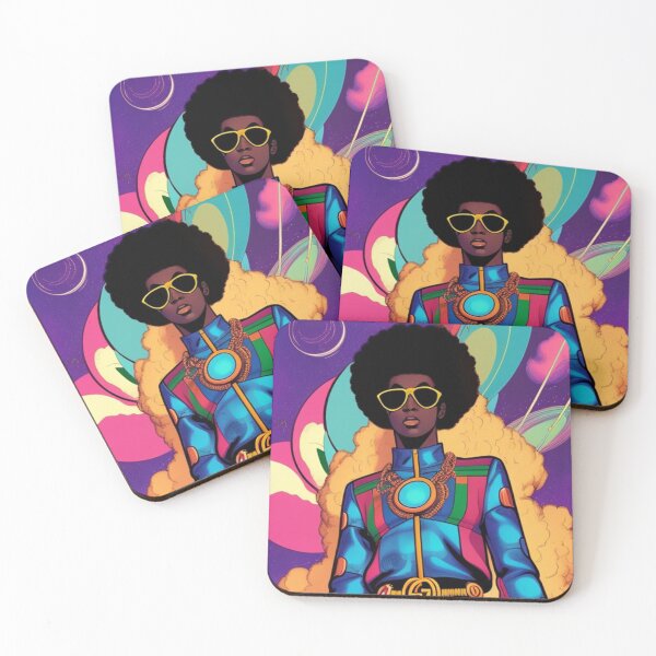 Item preview, Afro-futuristic fashion print  designed and sold by Roxburylane.