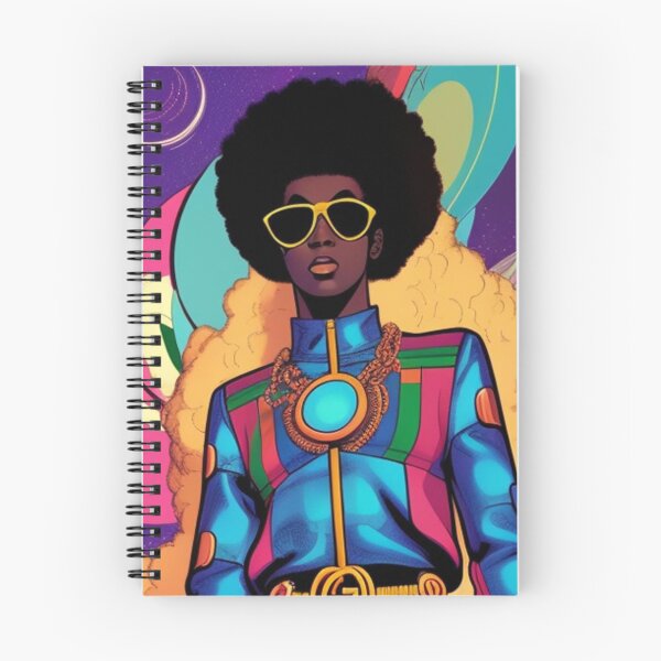 Item preview, Afro-futuristic fashion print  designed and sold by Roxburylane.