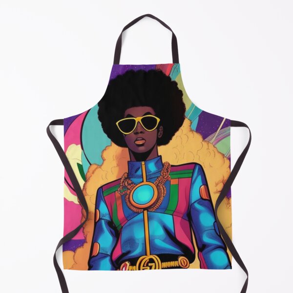 Item preview, Afro-futuristic fashion print  designed and sold by Roxburylane.