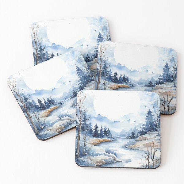 Item preview, "An Azure Dream" - Christmas Card Art designed and sold by NevernotmeUK.