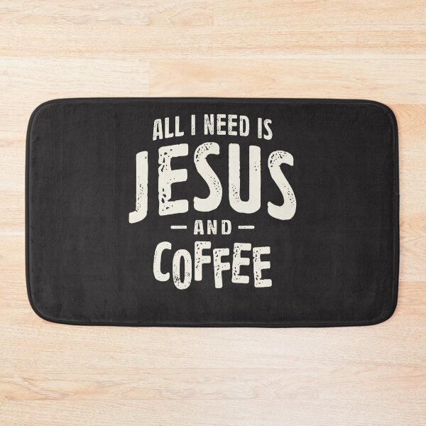 Item preview, Jesus and Coffee Inspirational Christian Quote designed and sold by cidolopez.