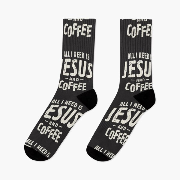 Item preview, Jesus and Coffee Inspirational Christian Quote designed and sold by cidolopez.