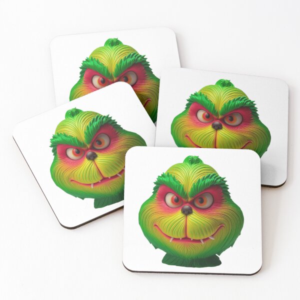 Item preview, The Grinch Grinning Head - Super Ugly designed and sold by erkabees.