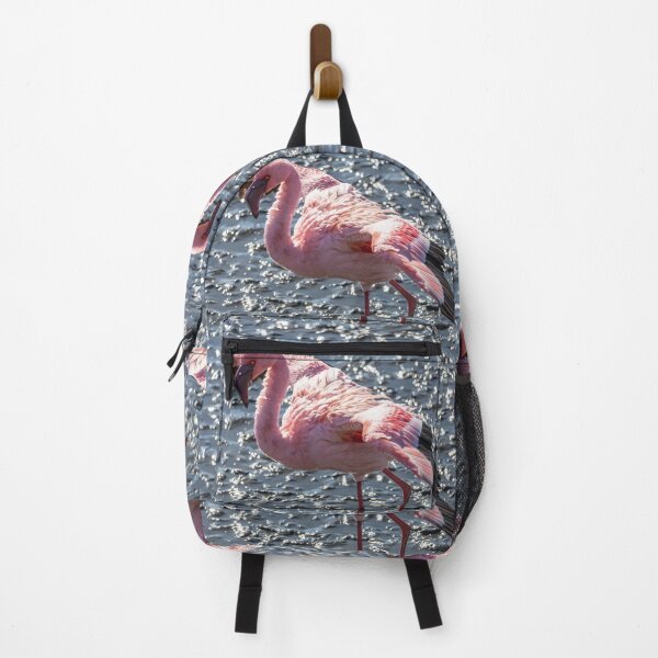 Item preview, Namibia. Walvis Bay. Flamingo Stretching Wings.  designed and sold by vadim19.