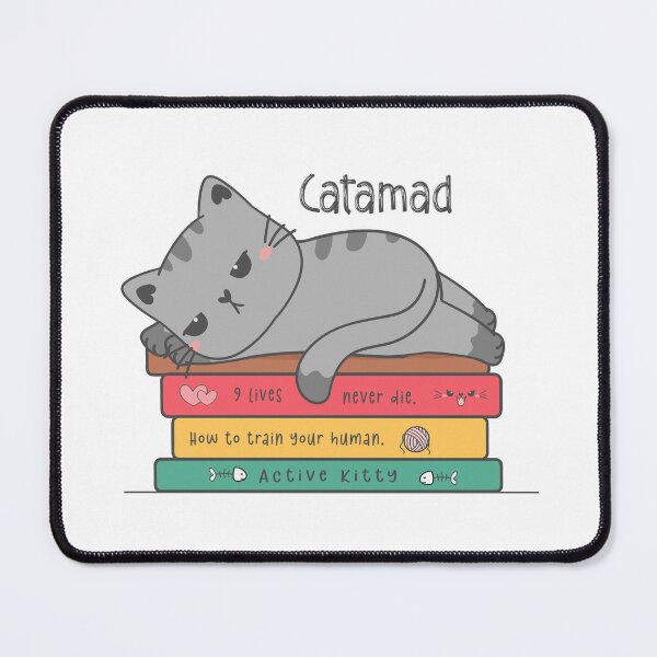 Item preview, Catamad Lazy Cat Filipino Cebuano Expression  designed and sold by pixelsparkzone.