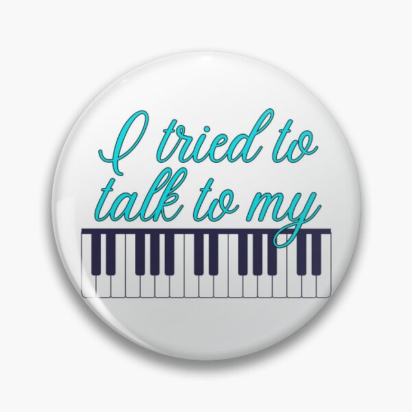 Item preview, I tried to talk to my piano - Demi Lovato Fan Art - Lovatic Fan Art - Blue designed and sold by Lovatic-Designs.