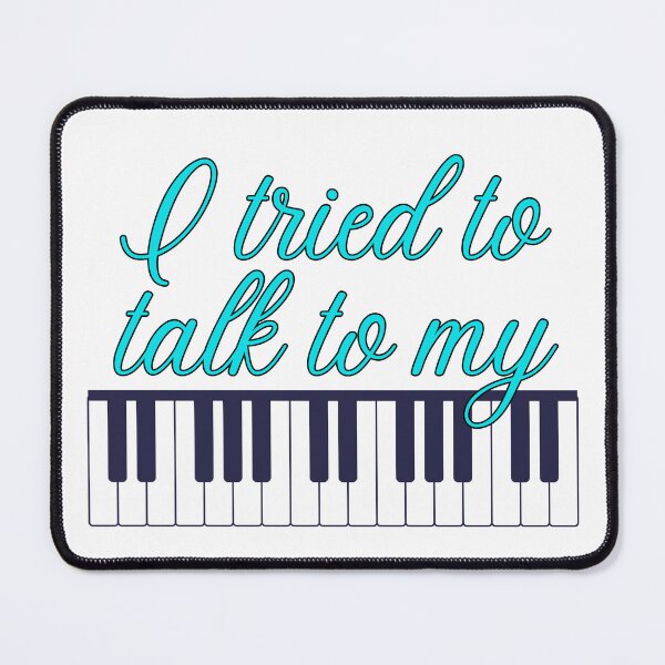 Item preview, I tried to talk to my piano - Demi Lovato Fan Art - Lovatic Fan Art - Blue designed and sold by Lovatic-Designs.