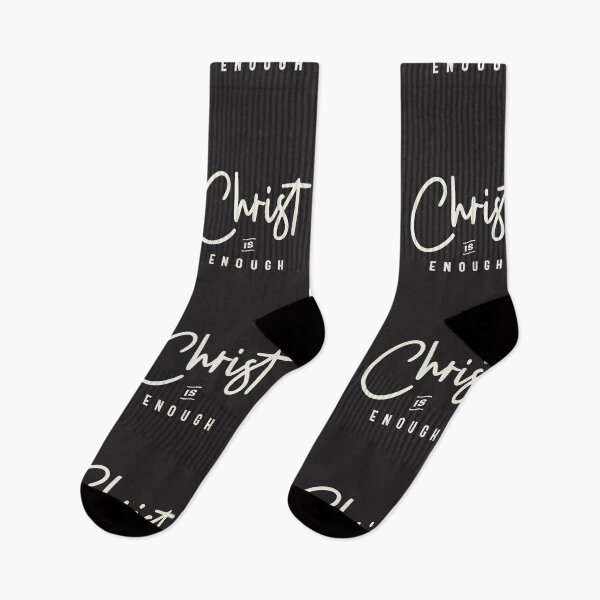 Item preview, Christ is Enough Inspirational Christian Quote designed and sold by cidolopez.