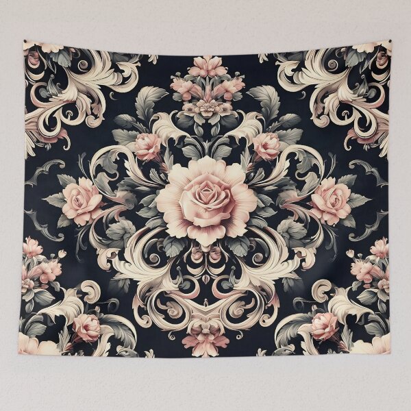 Item preview, Black Wallpaper designed and sold by fairycoffins.