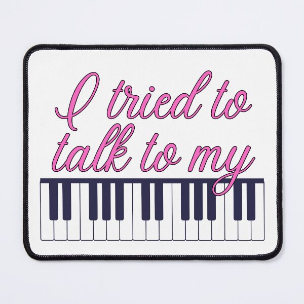 Item preview, I tried to talk to my piano - Demi Lovato Fan Art - Lovatic Fan Art - Dark Pink designed and sold by Lovatic-Designs.
