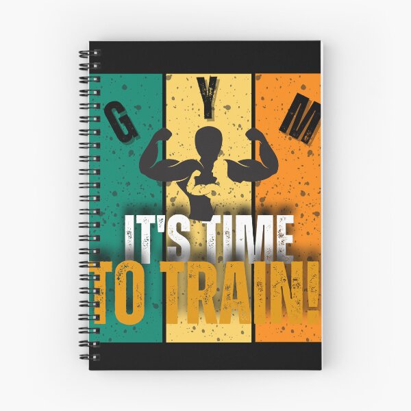 Item preview, GYM – IT’S TIME TO TRAIN designed and sold by BLACK DESIGNER⭐⭐⭐⭐⭐.