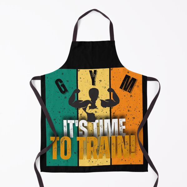 Item preview, GYM – IT’S TIME TO TRAIN designed and sold by BLACK DESIGNER⭐⭐⭐⭐⭐.