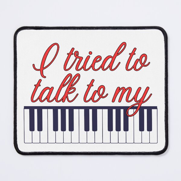 Item preview, I tried to talk to my piano - Demi Lovato Fan Art - Lovatic Fan Art - Orange Red designed and sold by Lovatic-Designs.