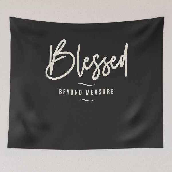 Item preview, Blessed Beyond Measure Christian Quote designed and sold by cidolopez.